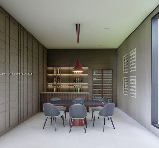 Furnished interior view inside a new home in , Miami (Image 7). Furnished interior view inside a new home in , Miami (Image 7).