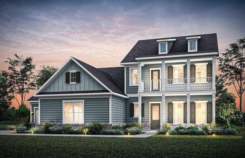 Representative exterior photo of a completed home built from the Fieldcrest by Pulte Homes in Traditions of Braselton, Jefferson, GA (Image 22). Representative exterior photo of a completed home built from the Fieldcrest by Pulte Homes in Traditions of Braselton, Jefferson, GA (Image 22).