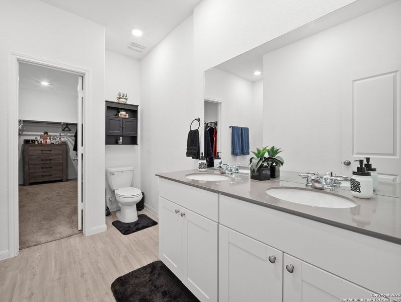 Furnished interior view inside a new home in Morgan Meadows: Barrington Collection, San Antonio (Image 11). Furnished interior view inside a new home in Morgan Meadows: Barrington Collection, San Antonio (Image 11).