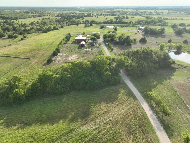 Main driveway entering property Main driveway entering property
