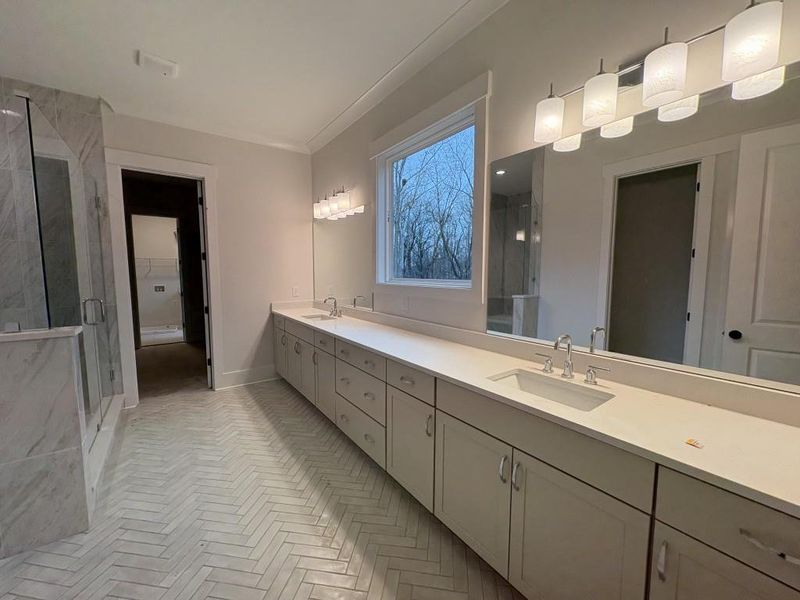 Furnished interior view inside a new home in , Cumming (Image 7).