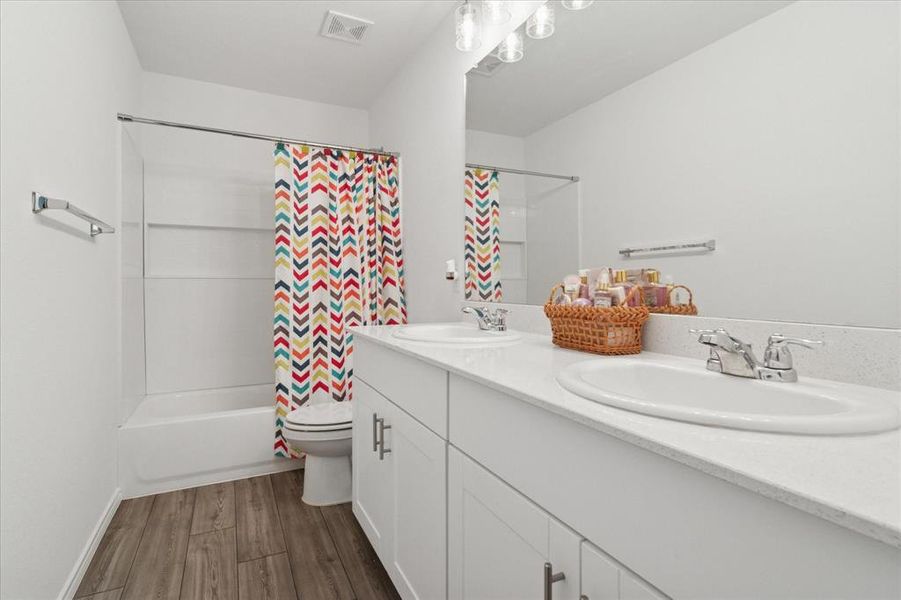 Furnished interior view inside a new home in , Denton (Image 6). Furnished interior view inside a new home in , Denton (Image 6).