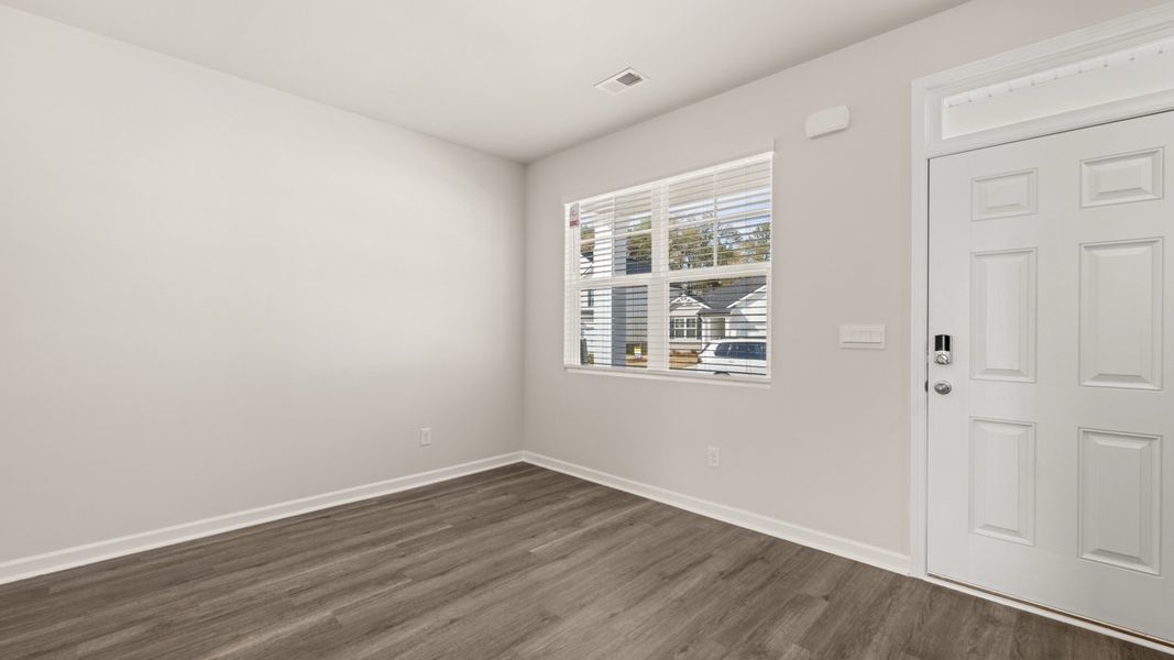 Representative unfurnished interior of a home built from the Plan by D.R. Horton in WillowBrook, Winder (Image 10).