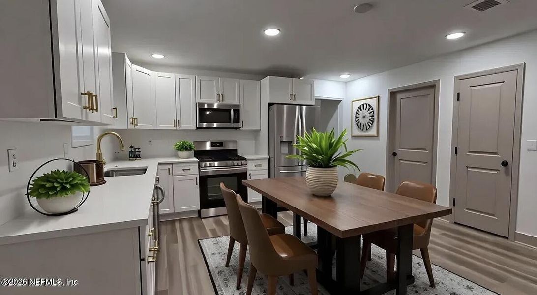 Furnished interior view inside a new home in , Jacksonville (Image 7).