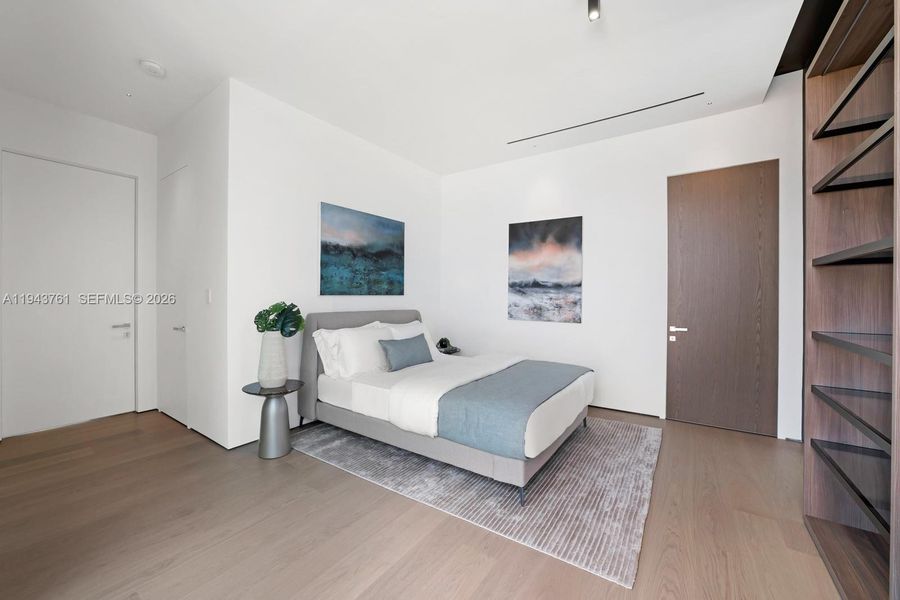 Furnished interior view inside a new home in , Miami Beach (Image 17).