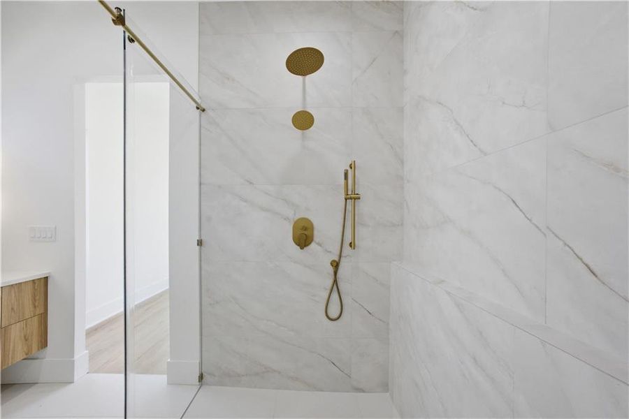 Close-up of interior finishes inside a home in , Duluth (Image 23).