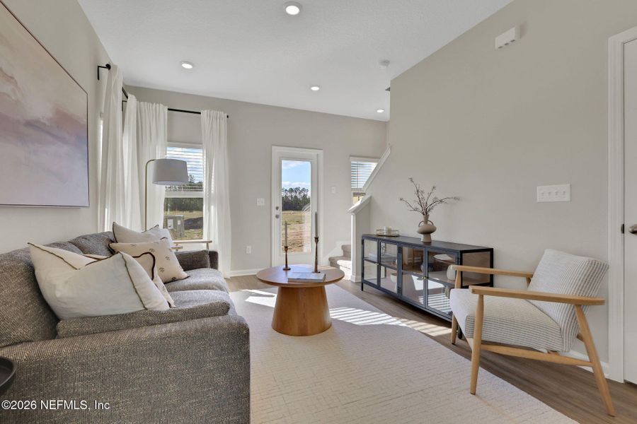 Furnished interior view inside a new home in , Jacksonville (Image 11).