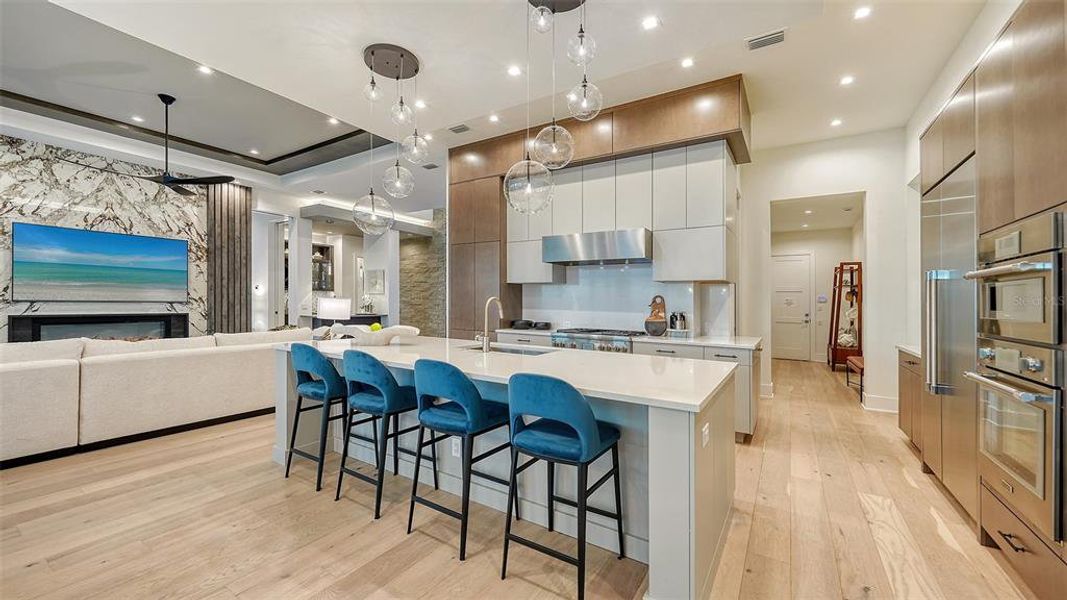 Furnished interior view inside a new home in Wild Blue at Waterside, Sarasota (Image 8).