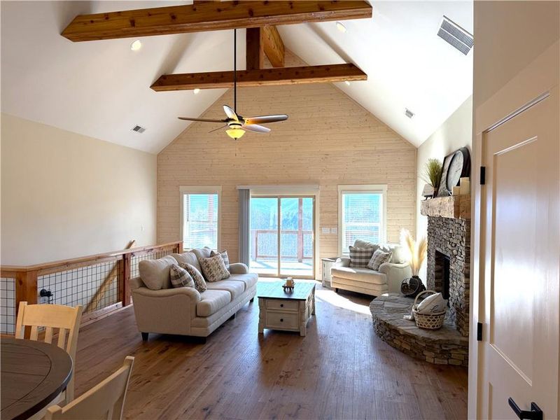 Furnished interior view inside a new home in , Hiawassee (Image 8).