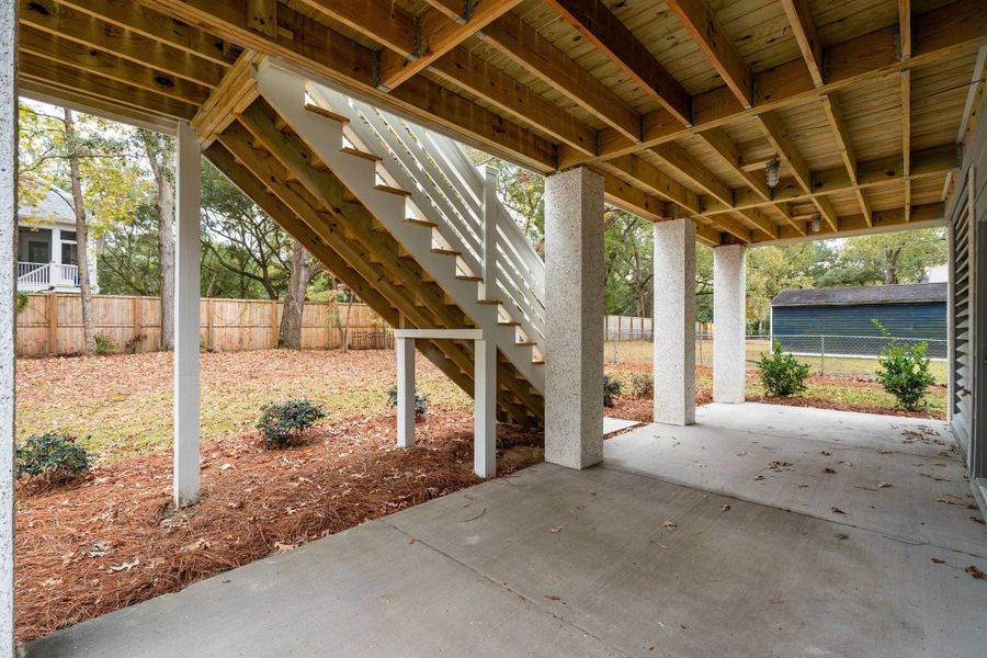 In-progress construction of a new home in , Mount Pleasant, SC (Image 77).