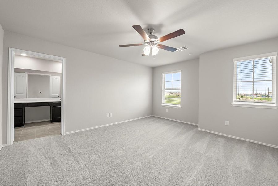 Spacious, unfurnished interior of a new home in Sierra Vista Townhomes, Rosharon (Image 16). Spacious, unfurnished interior of a new home in Sierra Vista Townhomes, Rosharon (Image 16).
