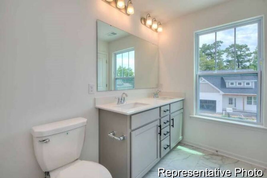 Furnished interior view inside a new home in Reedy Fork Middleton, Greensboro (Image 16).