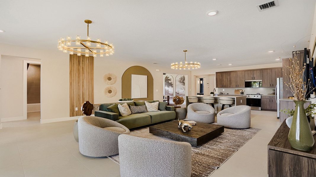 Representative furnished interior of a home built from the Destin by D.R. Horton in Capistrano, Cutler Bay (Image 11). Representative furnished interior of a home built from the Destin by D.R. Horton in Capistrano, Cutler Bay (Image 11).