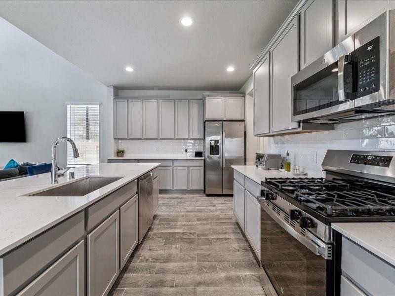 Furnished interior view inside a new home in Champions Oak, Houston (Image 11). Furnished interior view inside a new home in Champions Oak, Houston (Image 11).