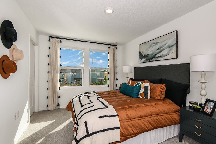 Furnished interior view inside a new home in The Townhomes at Azario Lakewood Ranch, Bradenton (Image 19).