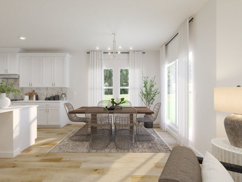 Furnished interior view inside a new home in Carlton Landing, Rockvale (Image 4).