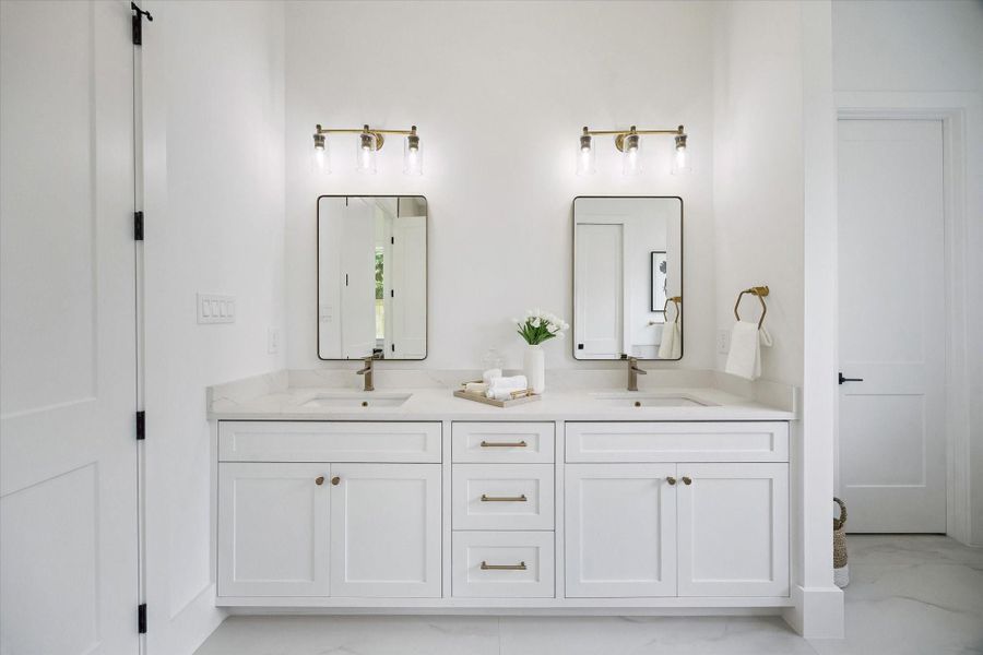 Furnished interior view inside a new home in , Houston (Image 17).