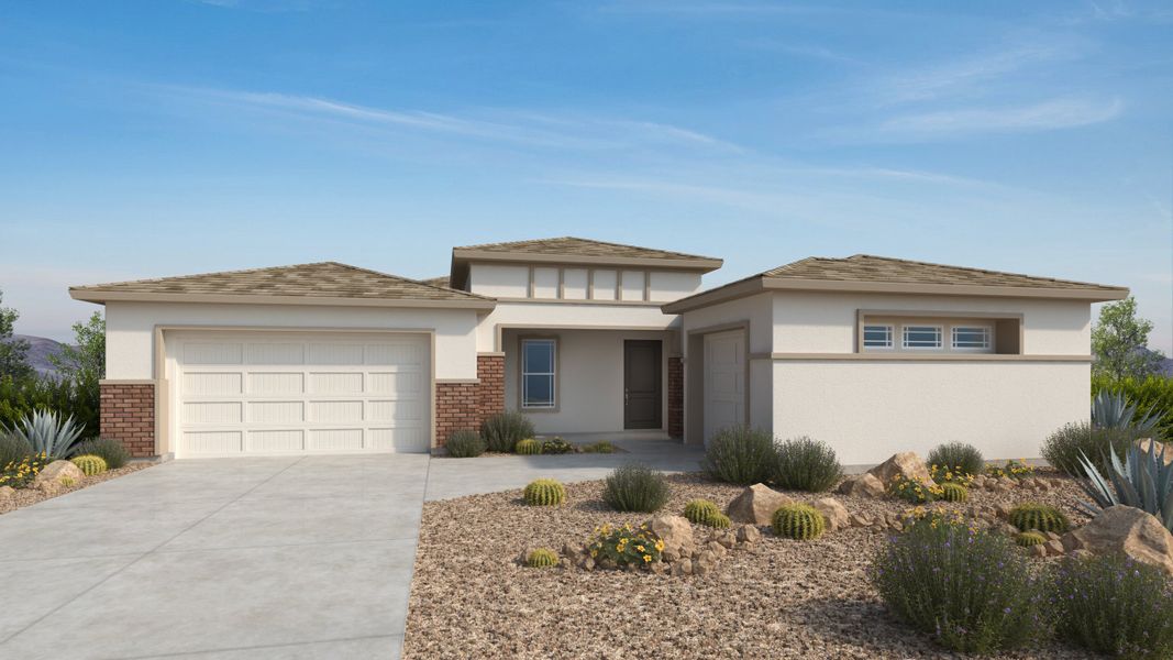 Representative exterior photo of a completed home built from the Belmont by Taylor Morrison in Verdin Summit Collection, Phoenix, AZ (Image 4).