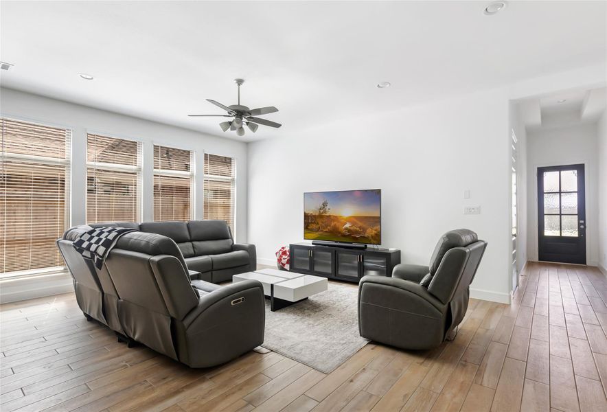 Furnished interior view inside a new home in The Highlands, Porter (Image 13).