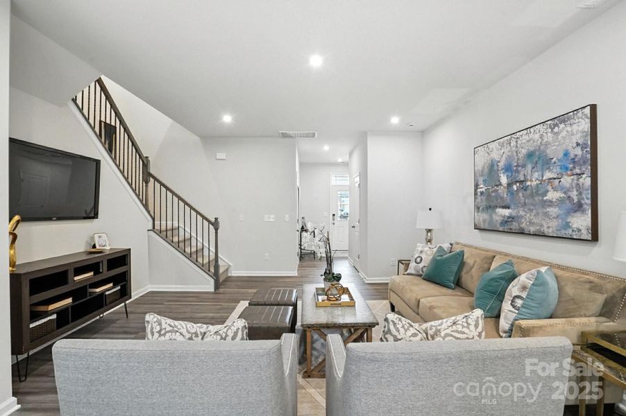 Furnished interior view inside a new home in Bailey Run, Charlotte (Image 6).