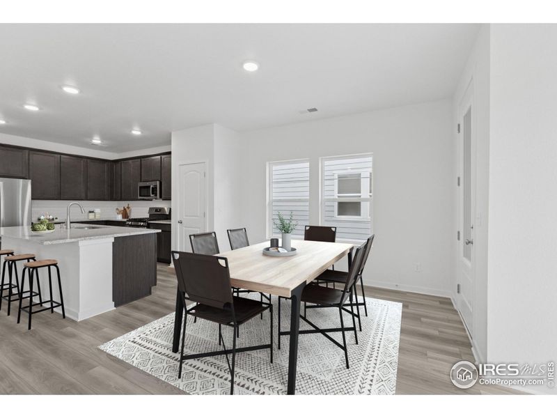 Furnished interior view inside a new home in , Loveland (Image 13).