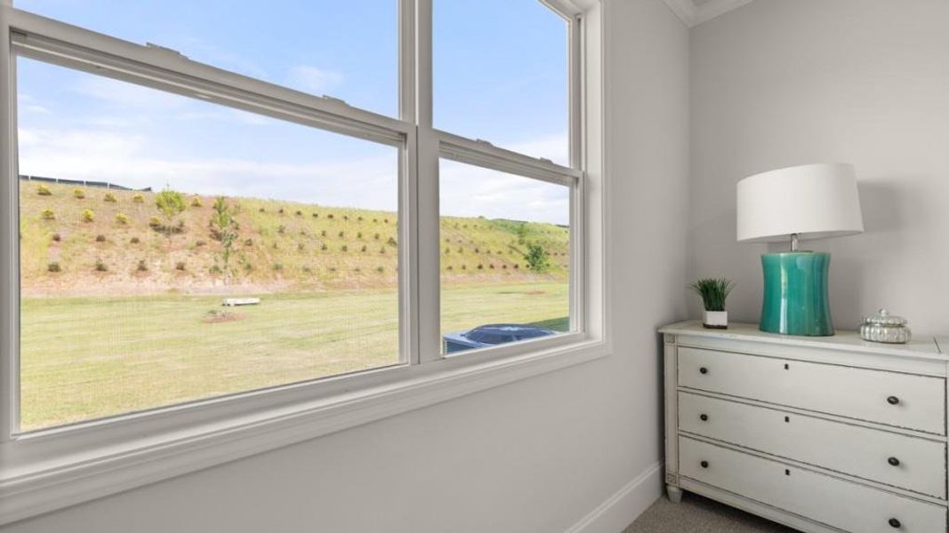 Furnished interior view inside a new home in Hamptons at Riverwood North, Dallas (Image 18).