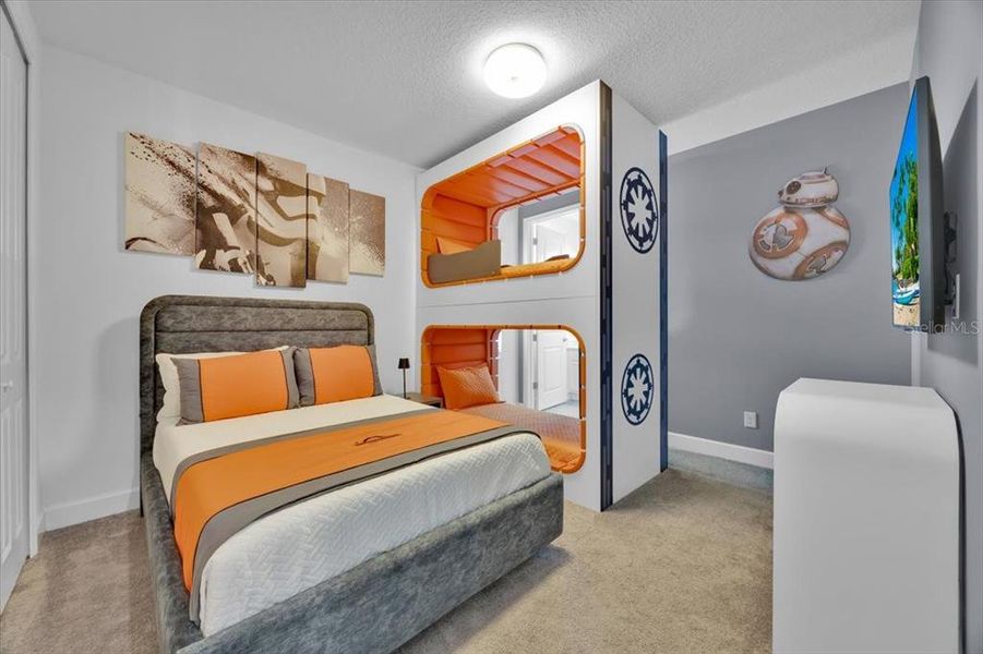 Furnished interior view inside a new home in , Reunion (Image 6).