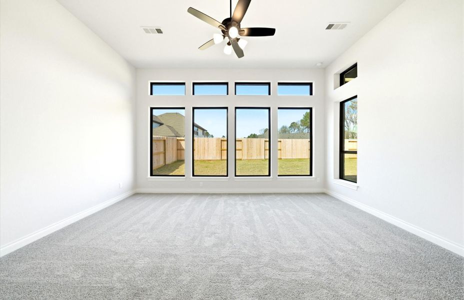 Spacious, unfurnished interior of a new home in The Highlands 55′, Porter (Image 37).