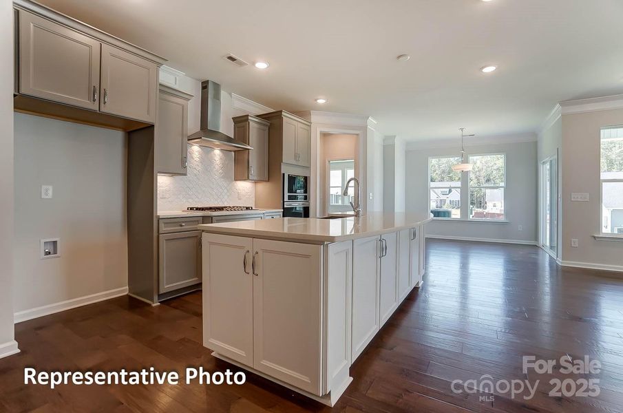 Furnished interior view inside a new home in Villas at Prestwick, Mooresville (Image 12).