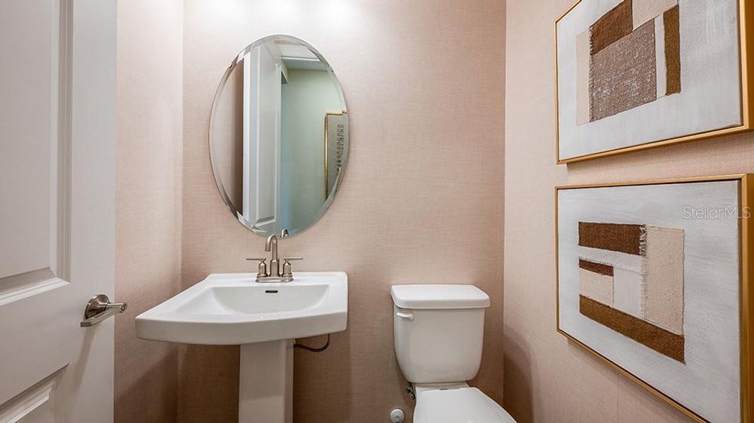 Furnished interior view inside a new home in Center Lake Ranch Community Group Page, St. Cloud (Image 19).