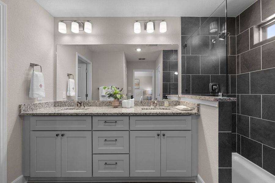 Representative furnished interior of a home built from the The Cooper by Rosehaven Homes in Magnolia Village, San Antonio (Image 30). Representative furnished interior of a home built from the The Cooper by Rosehaven Homes in Magnolia Village, San Antonio (Image 30).