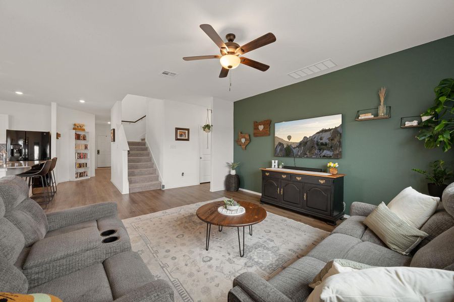Furnished interior view inside a new home in Thunder Rock, Marble Falls (Image 19).