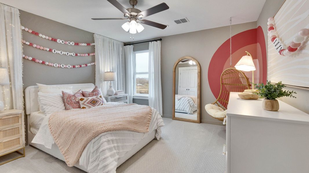 Representative furnished interior of a home built from the Meyerson by DRB Homes in Hunters Glen, Jarrell (Image 61).