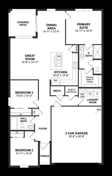2D floor plan layout of this home in , Fort Pierce, FL (Image 4). 2D floor plan layout of this home in , Fort Pierce, FL (Image 4).