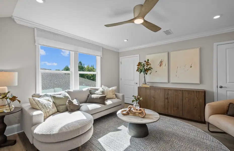 Furnished interior view inside a new home in Del Webb Wilmington at Mallory Creek, Leland (Image 15).