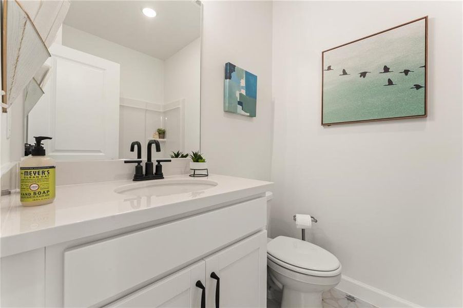 Furnished interior view inside a new home in Wilkins Walk, Mableton (Image 14).