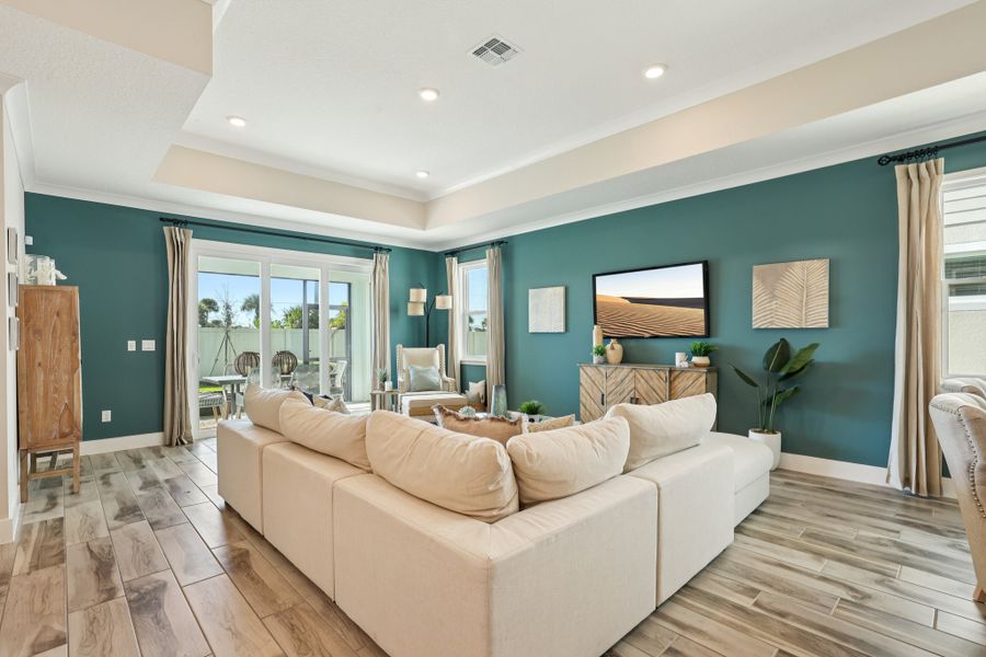 Representative furnished interior of a home built from the Atlantis by Maronda Homes in The Vue, Satellite Beach (Image 14).