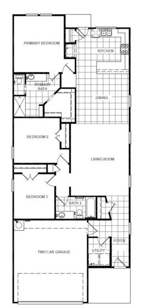 2D floor plan layout of this home in Azalea, Pattison, TX (Image 2). 2D floor plan layout of this home in Azalea, Pattison, TX (Image 2).