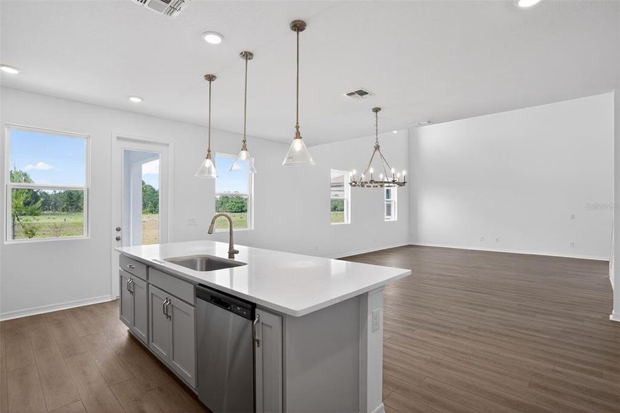Furnished interior view inside a new home in Sunbrooke, St. Cloud (Image 12).