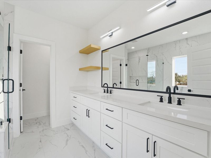 Furnished interior view inside a new home in , Houston (Image 12).