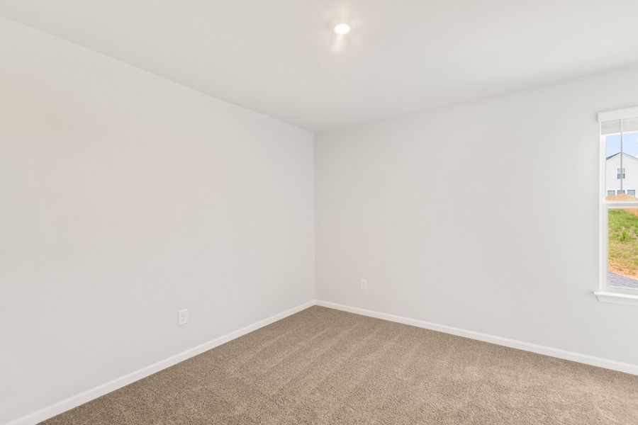 Spacious, unfurnished interior of a new home in The Mill at Woodcreek Farms, Elgin (Image 24). Spacious, unfurnished interior of a new home in The Mill at Woodcreek Farms, Elgin (Image 24).
