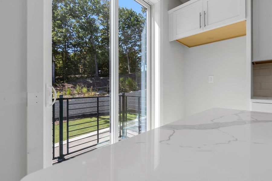 Exterior details and patio area of a home in Echo Park, Suwanee (Image 3).