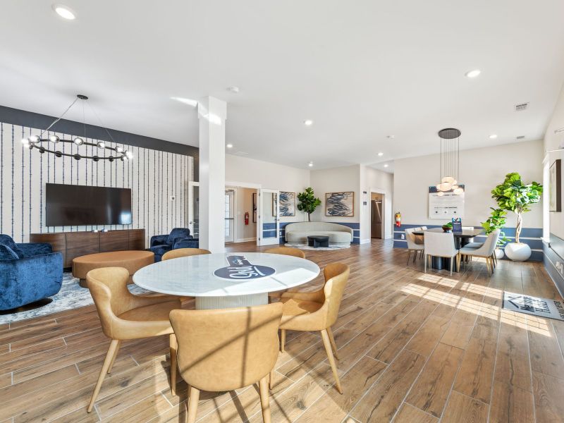 Furnished interior view inside a new home in Martin Springs - Estate Series, Lawrenceville (Image 4).