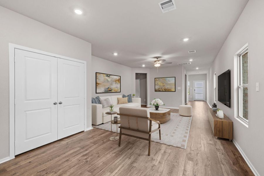 Furnished interior view inside a new home in Creekhaven, Rosharon (Image 9).