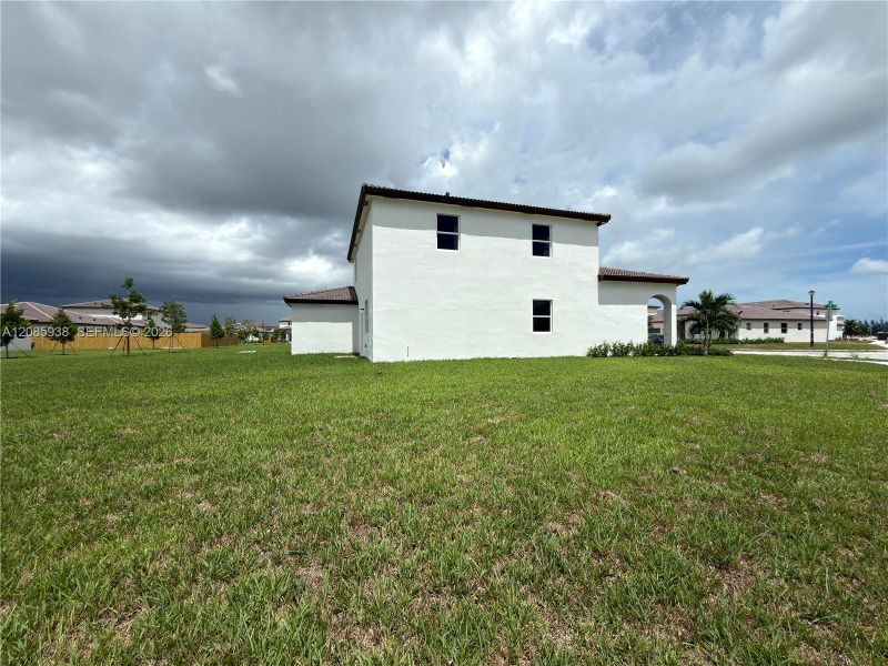Exterior details and patio area of a home in , Homestead (Image 4). Exterior details and patio area of a home in , Homestead (Image 4).