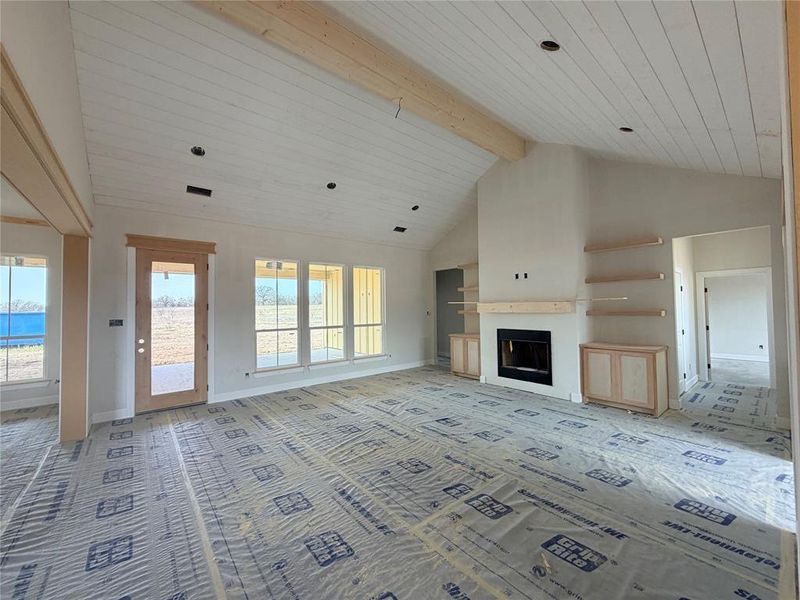 In-progress construction of a new home in Oak Water Ranch, Granbury, TX (Image 30). In-progress construction of a new home in Oak Water Ranch, Granbury, TX (Image 30).