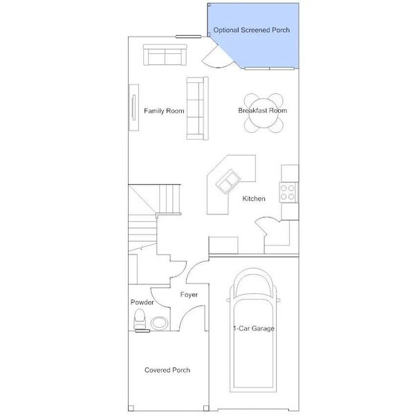 2D floor plan layout of this home in , Charlotte, NC (Image 4).