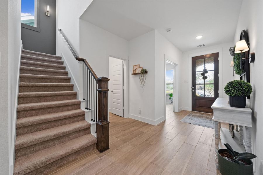 Furnished interior view inside a new home in Sorella, Tomball (Image 7).