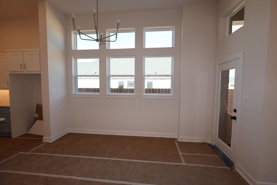 In-progress construction of a new home in Grange 45' Homesites, Katy, TX (Image 28).