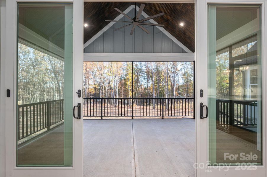 Exterior details and patio area of a home in , Lincolnton (Image 21).